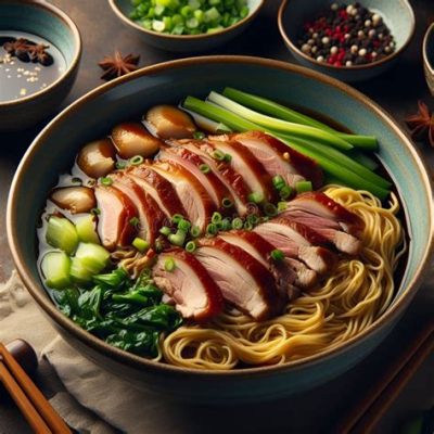  Xinyang Shousi Tu: Een Harmonieuze Combinatie van Zachte Vlakke Noodles en Gebraden Geurige Reepjes!